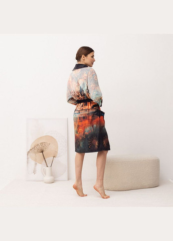 Халат женский из плюшевого велюра эксклюзивный India 18345 XS-S FlexDress (336873896)