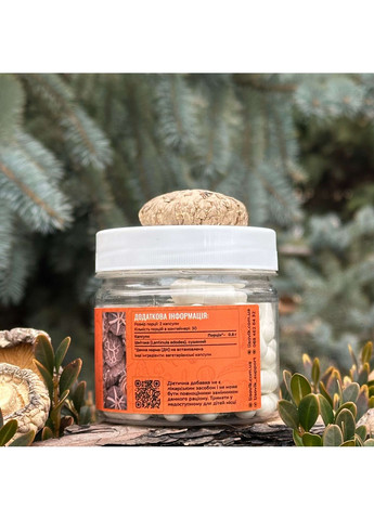 Микродозинг Шиитаке, капсулы 60 шт по 0.4 г Лісовик (334711109)