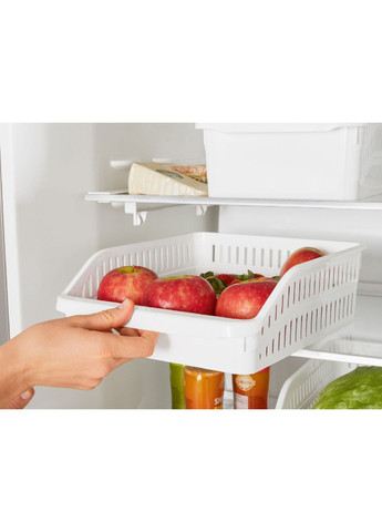 Контейнери для зберігання продуктів у холодильнику 2 шт білий Ernesto (278593915)