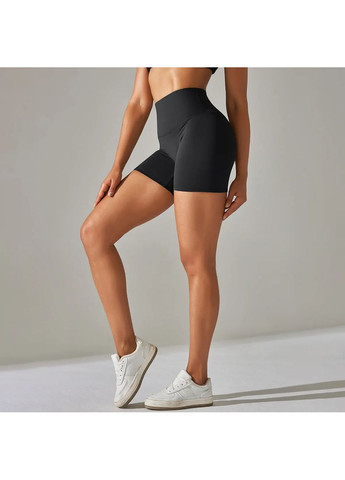 Велосипедки (шорти) для фітнесу чорні з утяжкою преміум якість No Brand (355803782)