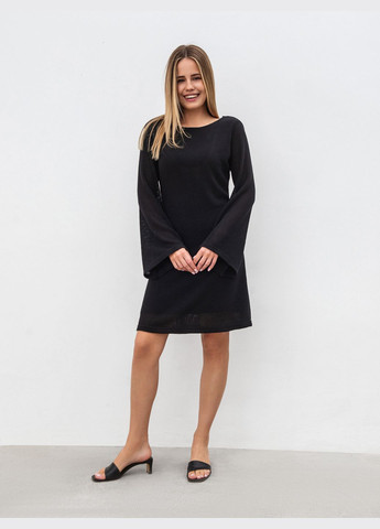 Чорна сукня Romashka однотонна