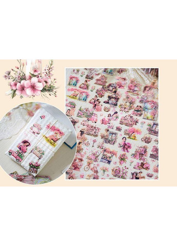 Журнал прозрачных наклеек Starry Galaxy Radiance, 20 листов, 10.5×15 см, эстетические декоративные стикеры прозрачные No Brand (368681922)