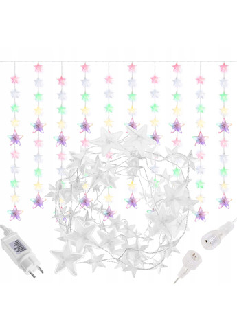 Гирлянда бахрома уличная (наружная) 2 м 180 LED CL4005 Mix Springos (315781197)