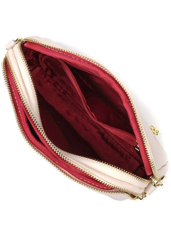 Сумка через плече жіноча на два відділення шкіряна 22357 Vintage (302008033)