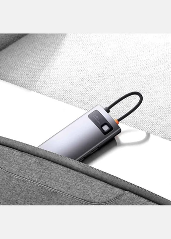 USB-хаб Metal Gleam Series 4-in-1 (WKWG070013) [96272] Baseus (401537627)