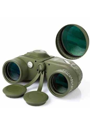Бинокль Bostron 10х50 (компас + дальномерная сетка) Оливковый No Brand (402884549)