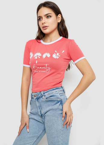 Футболка-топ жіноча з принтом Ager 244R604 - (319359617)