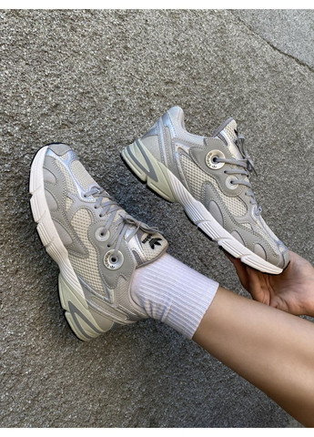 КРОССОВКИ ЖЕНСКИЕ ADIDAS ASTIR GREY SILVER АДИДАС No Brand серые демисезоны (368859716)