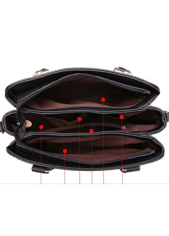 Класична сумка через плече з брелоком з еко-шкіри повсякденна червона (sku_673К) No Brand (330576360)