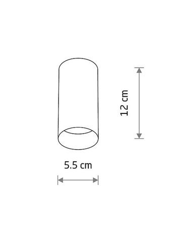 Точковий світильник 10783 Mono S GU10 1x10W IP20 Шоколадний (10783) Nowodvorski (318524268)