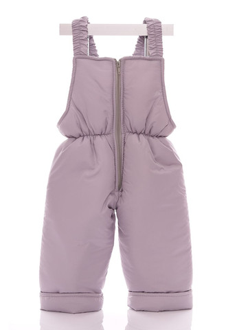 Серый зимний комбинезон на синтепоне галактика ноль подстежка серый коричневый мех 86 см (50722) BABYKROHA