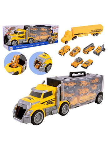 Дитячий трейлер з машинками LH638, 6 машинок Bambi (364543577)