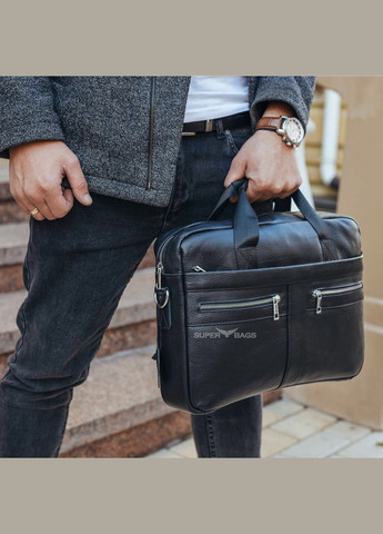 Мужская сумка для ноутбука и документов черная SK N8256 Tiding Bag (341309387)