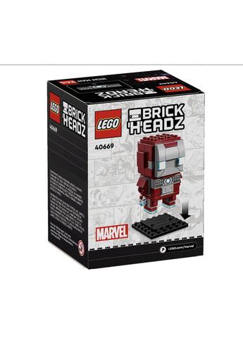 Конструктор BrickHeadz Залізна Людина MK5 (Marvel) – конструктор з 101 деталi, для дітей від 10 років Lego (361443548)