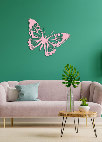 Декор в кімнату, сучасна картина на стіну "Великий метелик", декоративне панно 30х35 см Woodyard (292112102)