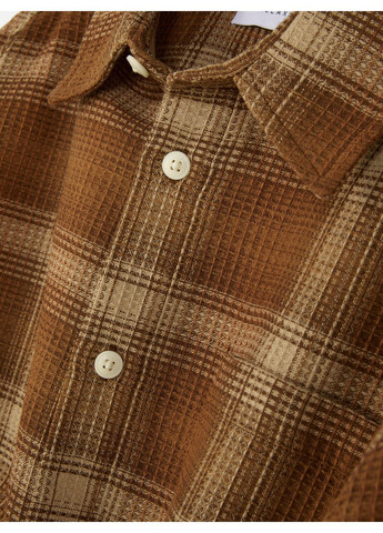 Коричневая рубашка Primark