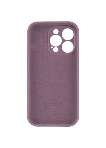 Силіконовий чохол з закритою камерою для iPhone 15 Pro Max Taro Purple No Brand (306549125)