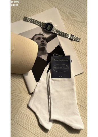 Білі шкарпетки жіночі білі Domenico Avanti (330823859)