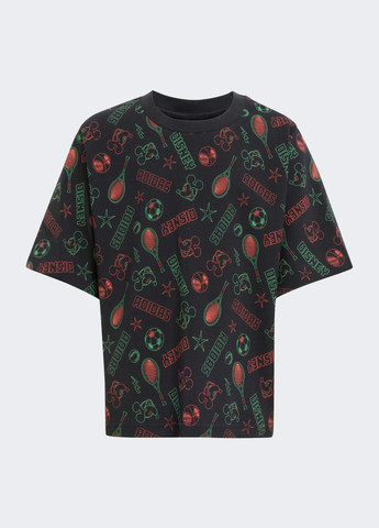 Черная демисезонная футболка disney mickey mouse kids adidas