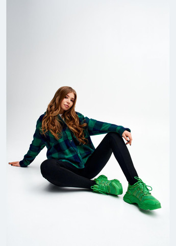 Зелені осінні кросівки, колір зелений ES8