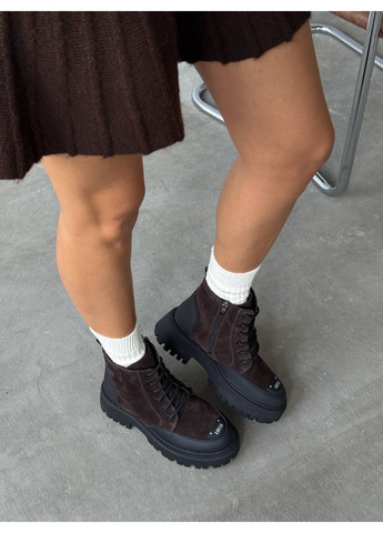 Зимние зимние ботинки Helen из натуральной замши