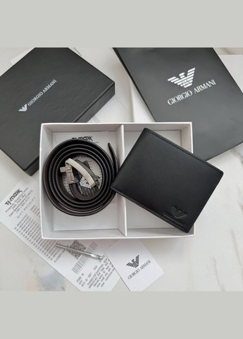 Мужской подарочный набор портмоне и ремень (114) No Brand (322157073)