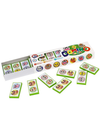 Настольная игра Домино детская "Ферма" 3312TXK ТехноК (334158407)