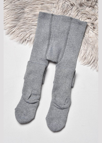 Колготи дитячі махрові для дівчинки темно-сірого кольору Let's Shop (302947815)