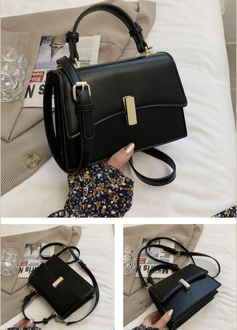 Женская сумка 6117 кросс-боди черная No Brand (282969521)