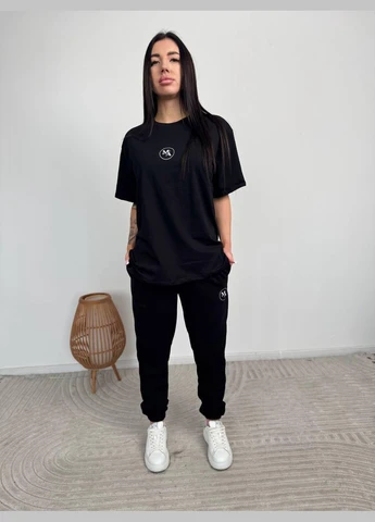 Черная футболка черная миномет, унисекс, цвет черный, размеры xxl No Brand Футболка