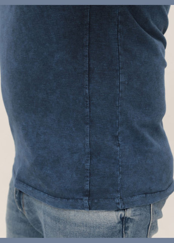 Поло чоловіче синє пряме короткий рукав великий розмір Jean Piere Пряма (324219719)