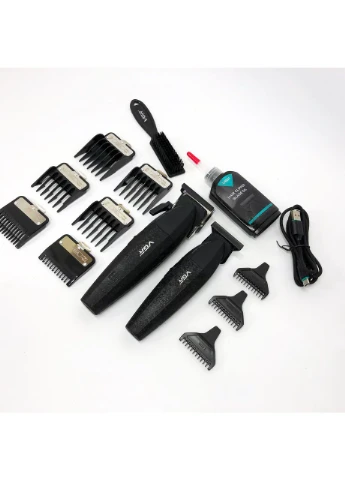Професійний набір для стрижки волосся V-640 акумуляторний Barber Combo PREMIUM. Колір: VGR (396875766)