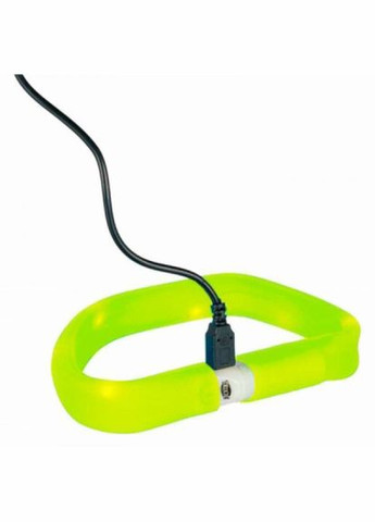 Нашийник для тварин світиться з USB LXL 70 см/18 мм (4053032126855) Trixie світиться з usb l-xl 70 см/18 мм зелений (276975071)