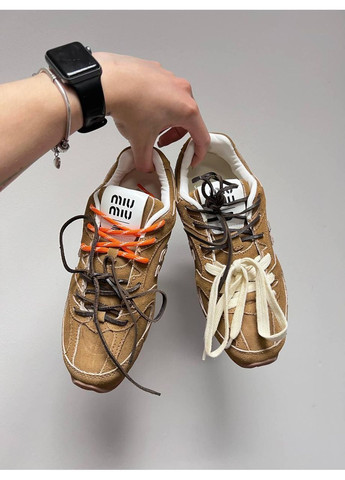 КРОСІВКИ ЖІНОЧІ NEW BALANCE X MIU MIU 530 CINNAMON НЬЮ БЕЛАНС МІУ МІУ 530 No Brand коричневі демісезони (367169687)