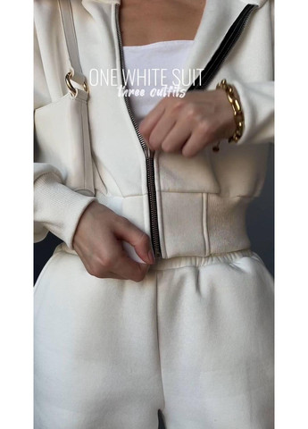 Костюм флісовий «Валерi/Флекс» 2XL-3XL 50/52 молоко Come See and Buy (366880445)