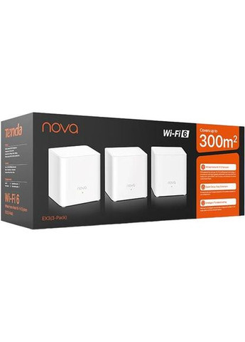 Wi-Fi роутер MX3 3-Pack (MX3-KIT-3) Tenda (322936861)