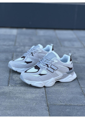 Серые кроссовки женские повседневные светло серые на массивной подошве No Brand