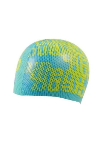 Шапочка для плавання PRINT JR блакитний, жовтий Діт OFSM 94171-242 Arena (386686189)