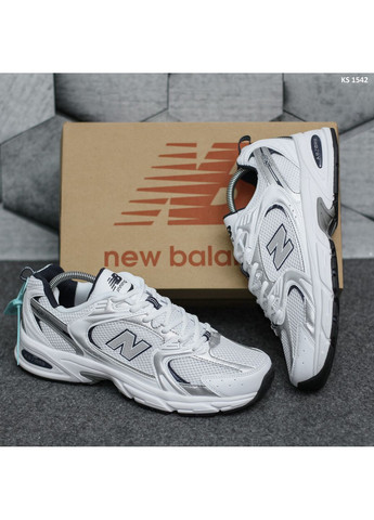 Белые демисезонные кроссовки мужские new balance 530 abzorb white нью беланс 530 No Brand