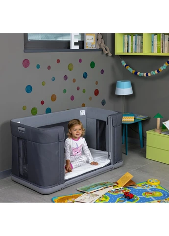 Кроватка 3 в 1 Next2Me Forever, цвет светло-бежевый (79650.10) Chicco (381922956)