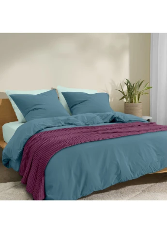 Плед покрывало Ruby Waffle Weave 230х240 см Марсала Cosas (387627547)