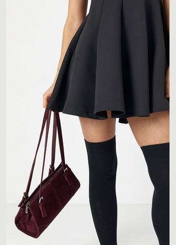 Чорна жіноча міні-сукня з короткими рукавами Lurex