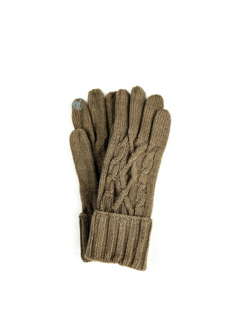 Перчатки Smart Touch женские вязаные шерсть с акрилом бежевые ДЖУЛИ LuckyLOOK 291-423 (290278191)