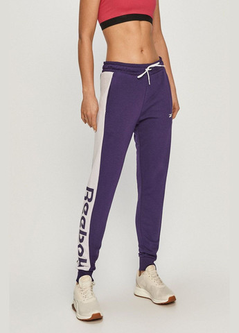 Фиолетовые спортивные демисезонные брюки Reebok