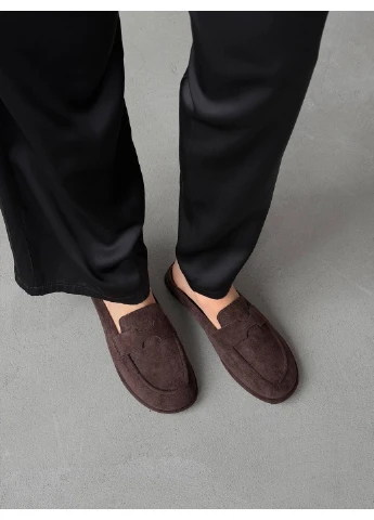 Коричневі сабо No Brand (377810782)