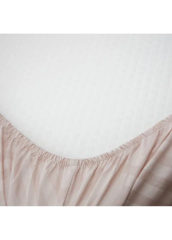 Простирадло на резинці Бязь Gold Люкс 190х200х20 см (MS-850006037) Moon&Star Blush Lines (394697359)