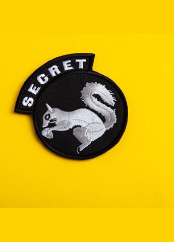 Шеврон на липучці Secret Squirrel 7,5×8,5 см вишитий патч, нашивка, шеврон Білка Розвідка IDEIA (333034944)