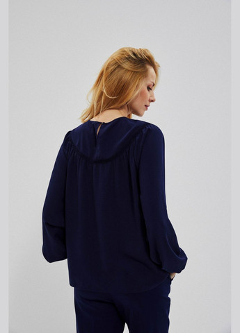 Синяя блуза Moodo