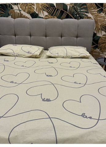 Комплект постільної білизни півтораспальний No Brand верба фіолетова (370864765)