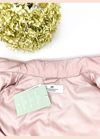 Демисезонный жилет 140 см розовый артикул Л1063 H&M (328309512)